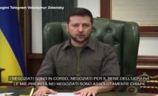 Ucraina, Zelensky: "Negoziati in corso, priorita' la fine della guerra"