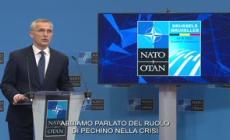 Ucraina, Stoltenberg: "La Cina usi la sua influenza per una soluzione pacifica"