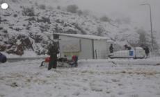 Maltempo, la neve copre le alture del Golan
