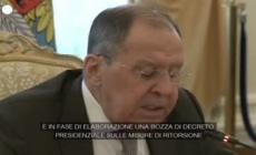 Lavrov: "Restrizione ai visti per i cittadini di Paesi ostili"