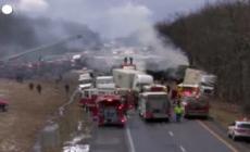 Usa, maxi incidente in Pennsylvania: coinvolti oltre 50 veicoli