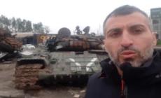 Ucraina, i relitti dei tank russi a Borodyanka