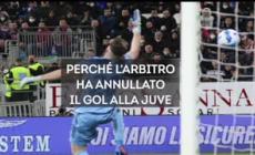 Perch&eacute; l'arbitro ha annullato il gol alla Juve al Cagliari