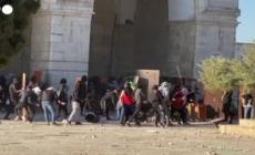 Battaglia sulla Spianata delle Moschee, scontri e feriti