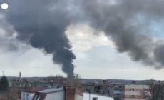 Ucraina: colonne di fumo su Leopoli, colpita dai missili russi