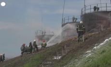 Ucraina, colpito deposito di petrolio a Chuguev