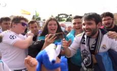 Calcio, la festa dei tifosi del Real Madrid per la conquista della 35esima Liga