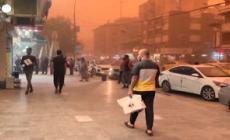 L'Iraq colorato di arancione: nuova tempesta di sabbia a Baghdad