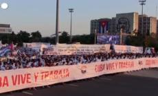 Primo maggio a Cuba, corteo a L'Avana e slogan per il socialismo