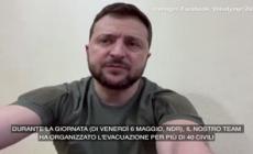 Zelensky: "Evacuati oltre 40 civili da Azovstal"