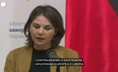 Ucraina: Annalena Baerbock annuncia la riapertura dell'ambasciata tedesca a Kiev