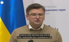 Ucraina, Kuleba:  "L'adesione all'Ue e' una questione di guerra o di pace in Europa"