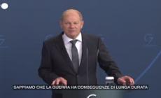 Scholz: "L'Ucraina sentira' le conseguenze del conflitto per anni"