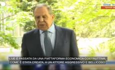 Lavrov: "Ue da piattaforma economica costruttiva ad attore aggressivo e bellicoso"