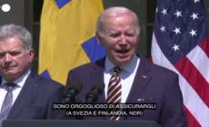 Nato, Biden: "Totale sostegno Usa a Svezia e Finlandia"