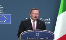 Ue, Draghi: "Gestione della crisi agroalimentare e tetto sui prezzi del gas"