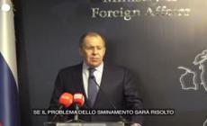 Lavrov: "Se l'Ucraina smina i porti, ok al passaggio delle navi con grano"