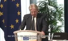Ue, Gentiloni: "Un mercato unico dei capitali per superare le crisi"
