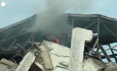 Infrastrutture ferroviarie distrutte dai bombardamenti russi a Kiev