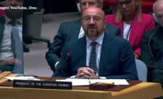 Michel parla all'Onu, l'ambasciatore russo lascia la sala