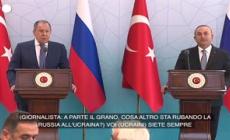 Giornalista ucraino a Lavrov: "Cosa ruba Mosca oltre al grano?"