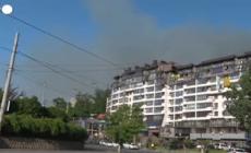 Ucraina, missili russi su Kiev: nuvole di fumo sui palazzi