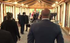 G7, primo tavolo del vertice con l'Europa e i Grandi riuniti