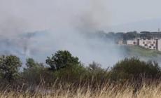 Roma, incendio a Pineta Sacchetti: nella capitale superati i 38 gradi