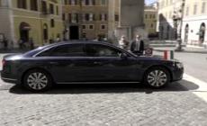 Inps, l'arrivo di Mattarella a Montecitorio per la presentazione del rapporto