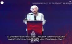G20, Yellen: "I prezzi rimangono alti e piu' persone soffrono la fame"