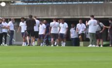 Tokyo, le star del Paris Saint-Germain in campo per un evento con i bambini