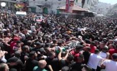 Cisgiordania, i funerali dei miliziani palestinesi uccisi dall'esercito israeliano