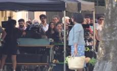 Modena, Penelope Cruz sul set del film su Enzo Ferrari