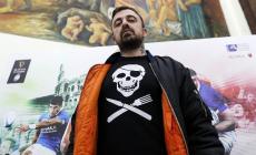 Fermato chef Rubio con una tanica di sangue animale, era diretto ad un sit-in pro Palestina