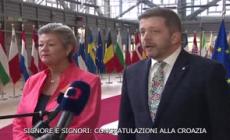 Ue, Croazia ammessa nello spazio Schengen