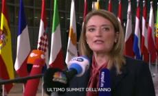 Ue, Metsola: "La corruzione in Parlamento e' un colpo alla democrazia"
