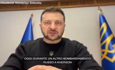 Zelensky: "Kherson colpita dai russi almeno 16 volte in un giorno"