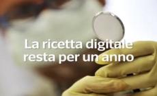 La ricetta digitale resta per un anno