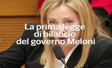 La prima legge di bilancio del governo Meloni