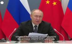 Putin a Xi: "Vogliamo rafforzare la nostra cooperazione militare"