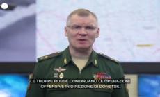 Ucraina, Mosca: "Le truppe russe continuano l'offensiva nella regione di Donetsk"