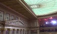 La Russa e Fontana all'inaugurazione della sede restaurata del Parlamento austriaco