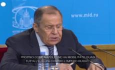 Ucraina, Lavrov: "Escludo colloqui di pace con Zelensky"