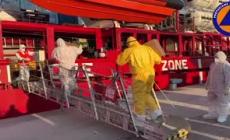 Ocean Viking a Carrara, concluso sbarco Geo Barents