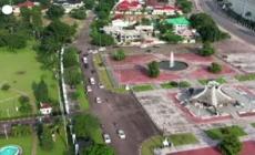 Papa in Congo, accolto a KInshasa dal presidente Tshisekedi