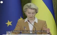 Ucraina, von der Leyen: "Mosca perde 160 milioni al giorno con price cap"