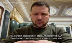 Zelensky: "Meritiamo l'avvio dei negoziati per l'adesione all'Ue gia' quest'anno"
