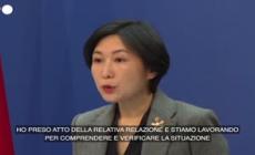 Cina: "Verifiche in corso ma evitare clamori sul pallone spia"