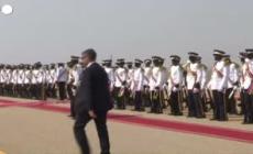 Papa in Sud Sudan, l'arrivo all'aeroporto di Giuba