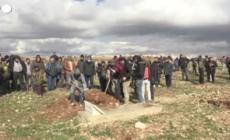 Terremoto in Siria, sepolture ad Aleppo